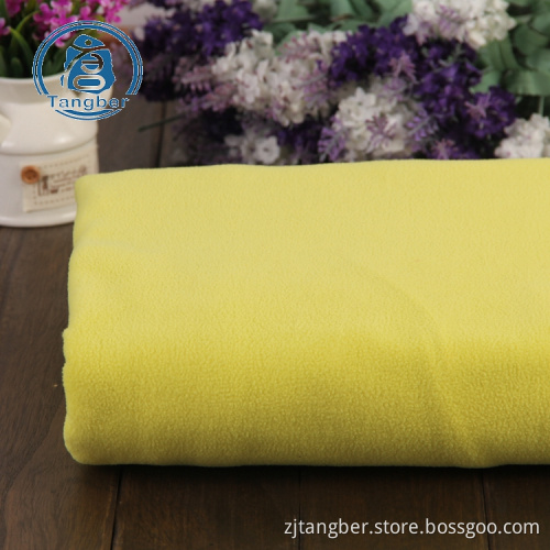 DTY polyester antipillerande micro polar fleece tyg